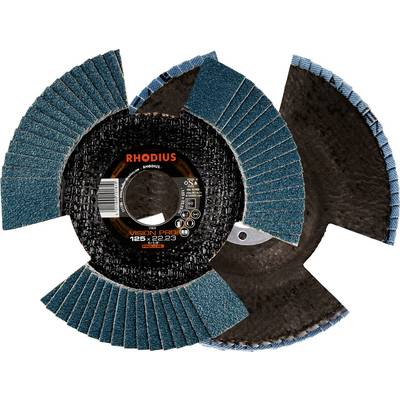 Rhodius 211304 VISION PRO PACK Flap disc Diameter 125 mm Bore diameter 22.23 mm Grit size 60 5 pc(s)-0