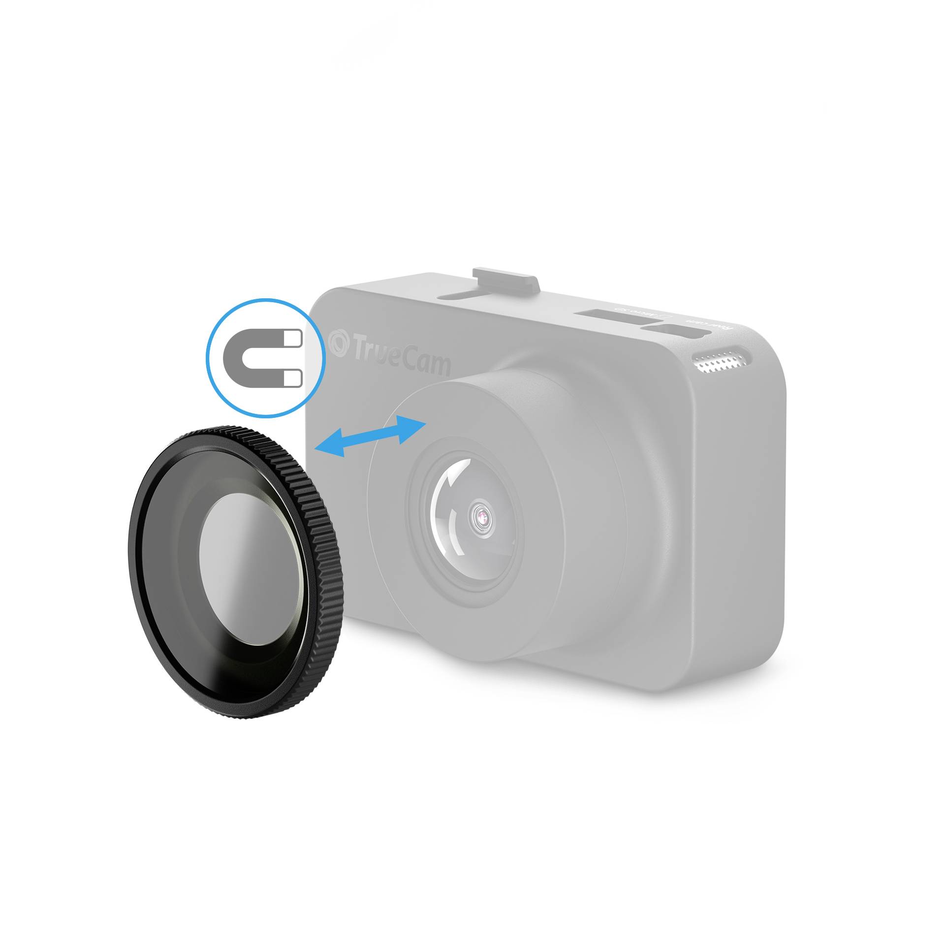 Image of TrueCam Mx magnetic CPL Filter CPL filter Compatible with=TrueCam M5 GPS WiFi, TrueCam M5 WiFi, TrueCam M7 GPS Dual, TrueCam M9 GPS 2.5K