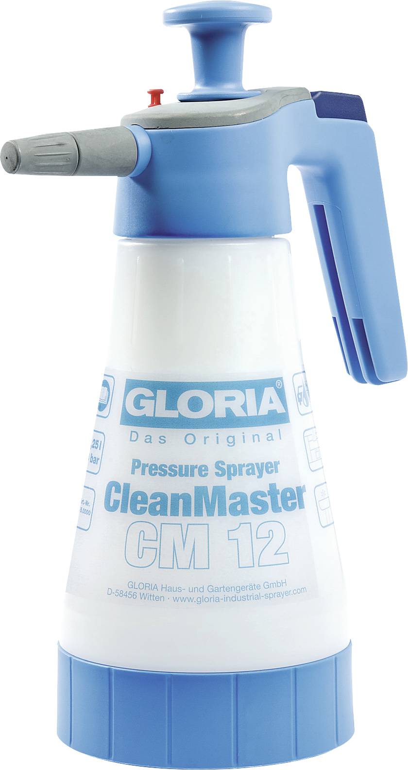 Gloria Haus und Garten 000615.0000 CleanMaster CM 12 Pump pressure sprayer 1.25 l