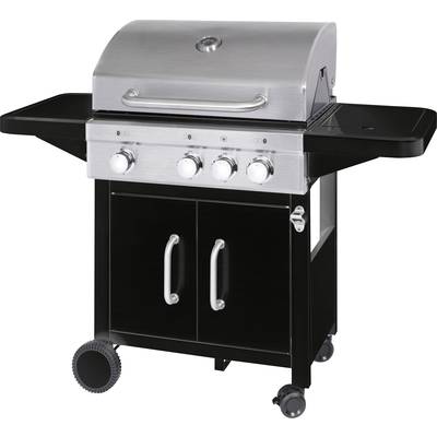 Profi Cook PC-GG 1219 Gas Electric grill 3 burners, with cooking function  Stainless steel, Black