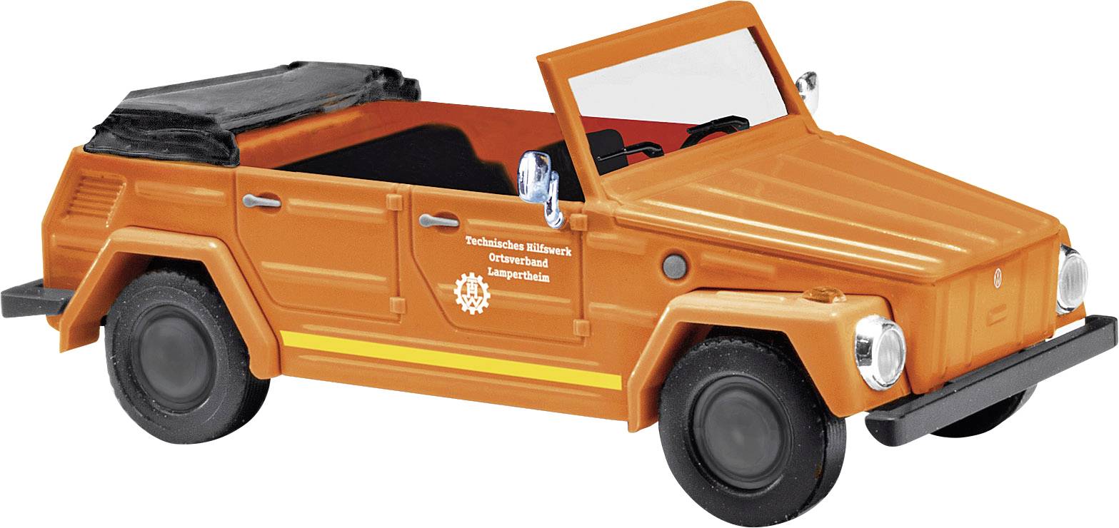 Image of Busch 52716 H0 Police & Emergency Service vehicle Volkswagen 181 Courier wagon THW Civil protection