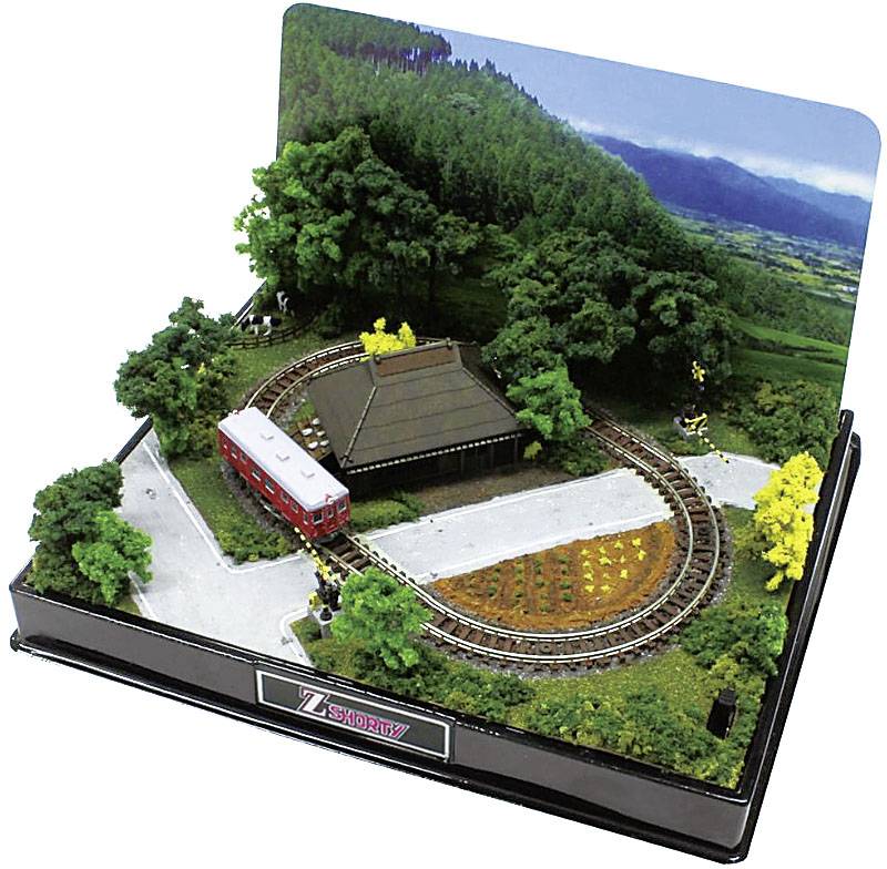 Rokuhan SS001-2 Z Shorty Mini Layout Special Scenery-Set-0