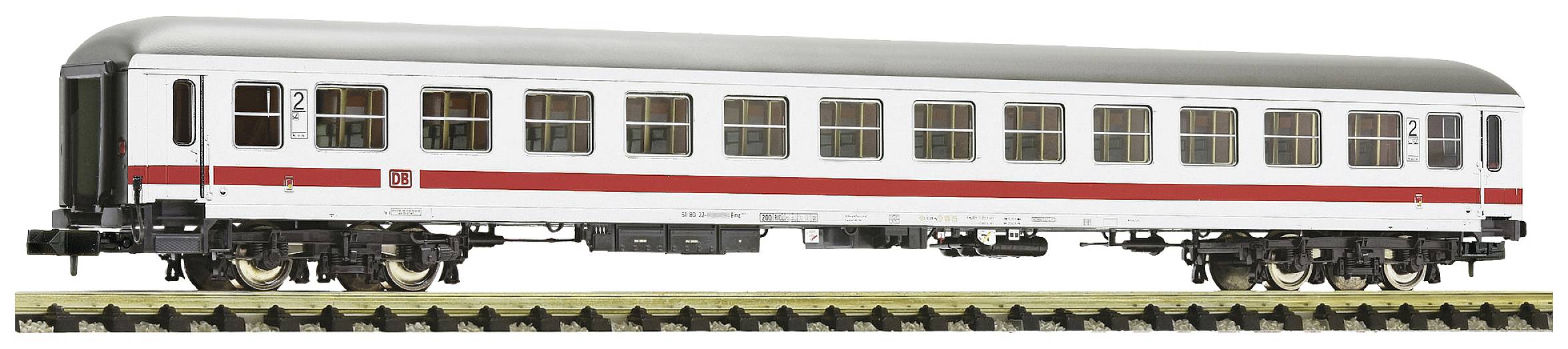 Fleischmann 863926 N express train wagon 2. Class of DB AG 2nd class-0