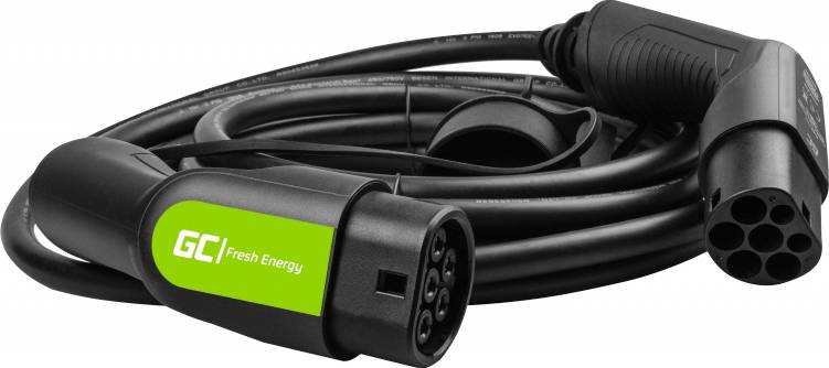 Green Cell EV08 eMobility charging cable 7 m-0