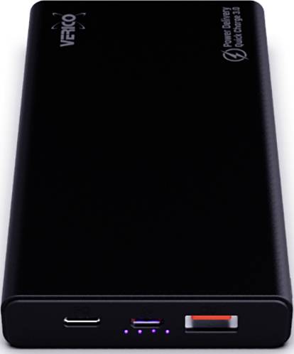 Verico Power Pro PD Power bank 10000 mAh Power Delivery LiPo USB type A, USB C® Black-2