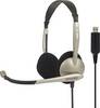 KOSS CS100 PC On-ear headset Corded (1075100) Black, Gold Microphone noise cancelling, Noise cancelling