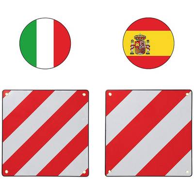 ProPlus 361234 Warntafel 2in1 für Spanien und Italien Warning sign (W x H) 51.3 cm x 51.3 cm
