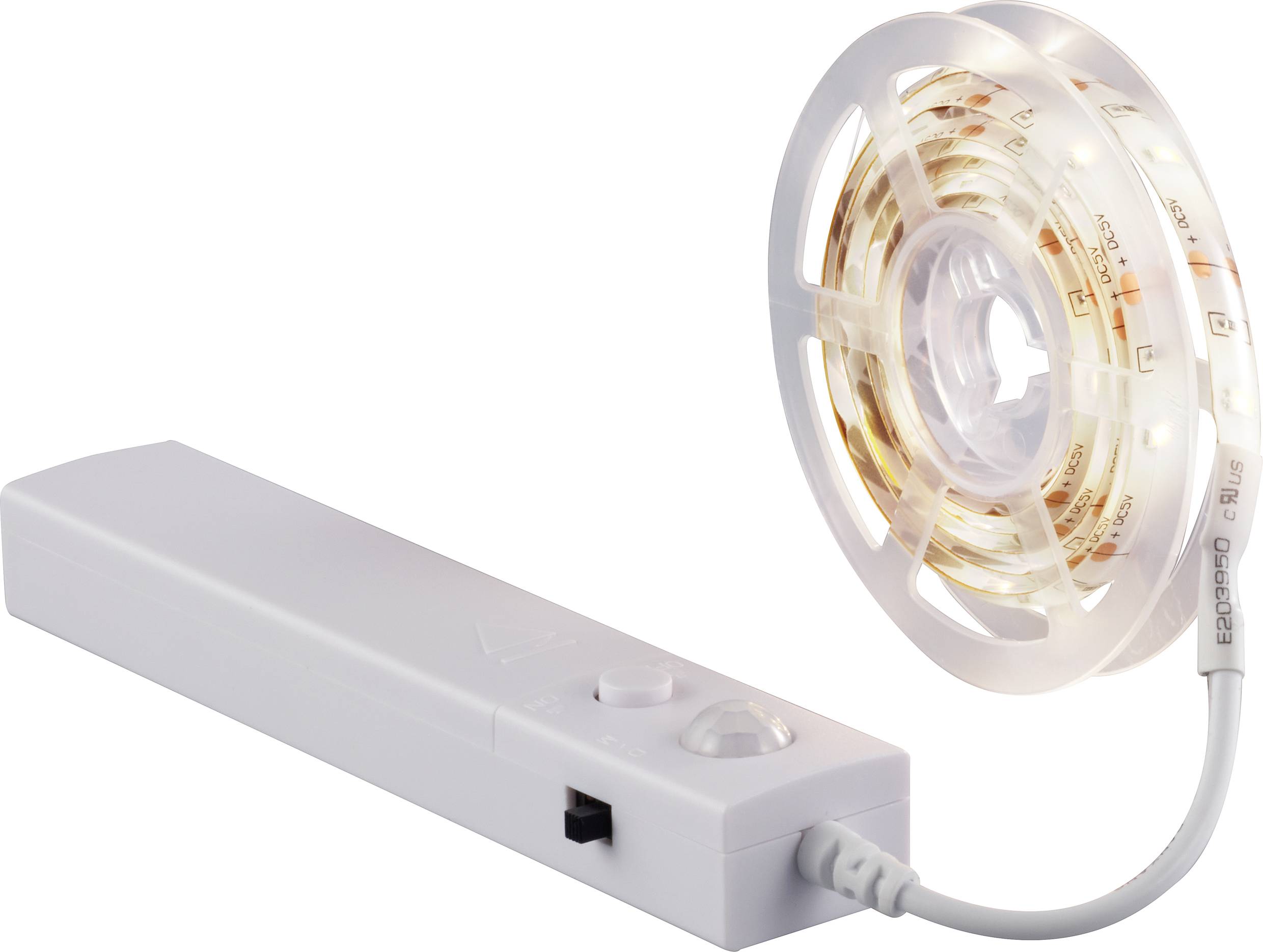 Demonstreer Uitgaan omvang LED strip + battery box 4.5 V 1 m Warm white | Conrad.com