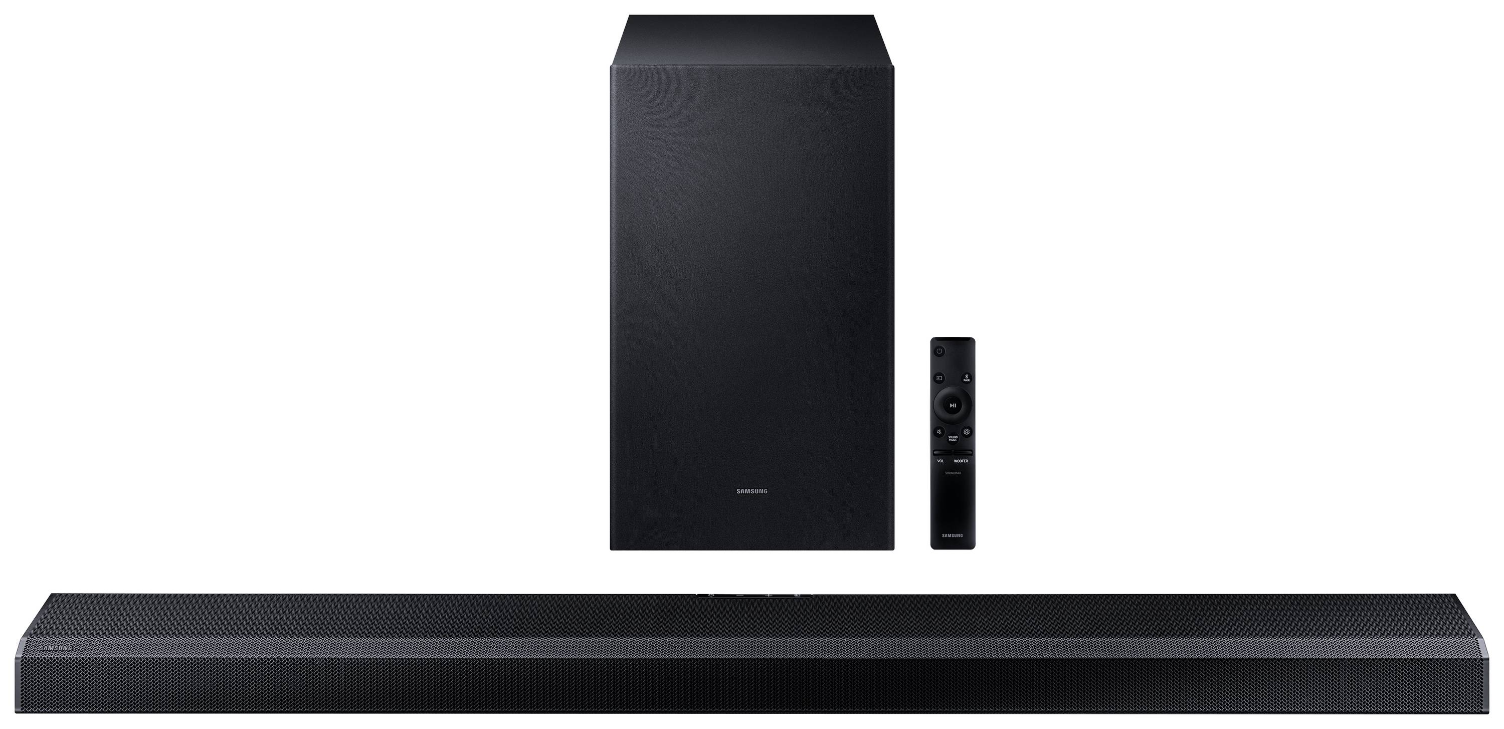 Samsung HWQ700A Soundbar Black Dolby Atmos, incl. cordless subwoofer, Bluetooth, USB