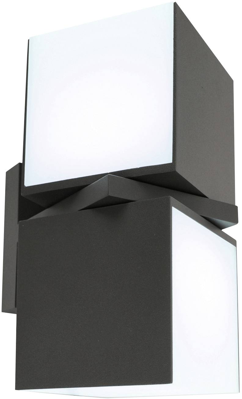 Lutec CUBA 5193808118 LED outdoor wall light 23 W Anthracite-0