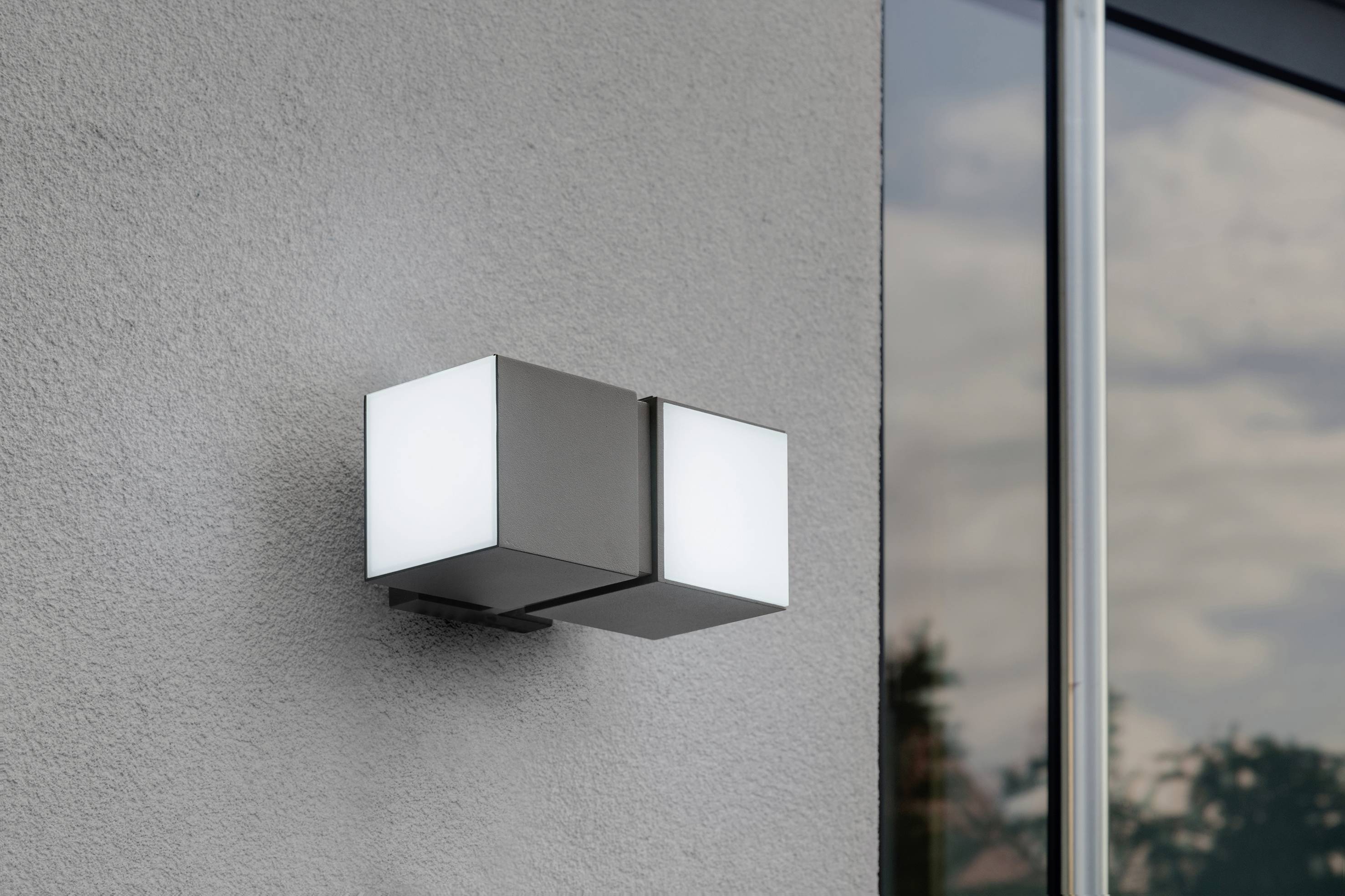 Lutec CUBA 5193808118 LED outdoor wall light 23 W Anthracite-6
