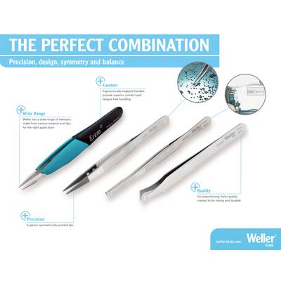 'The Perfect Combination' of precision, design, symmetry and balance. Description of Erem tweezers with focus on selection, comfort and quality.