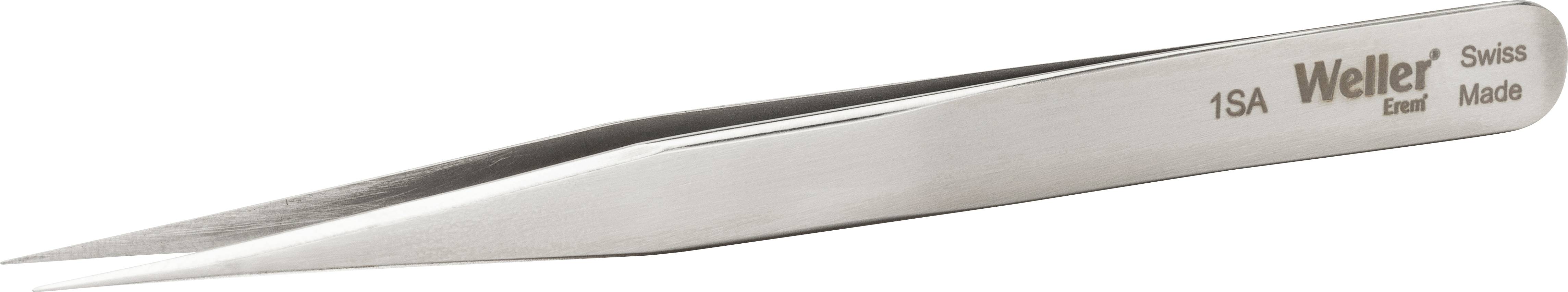 Weller Erem® 1SA Precision tweezers Pointed, fine 120.00 mm