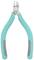 A green precision pliers with grey handles and a metal tip, suitable for fine cutting work in electronics and model making.