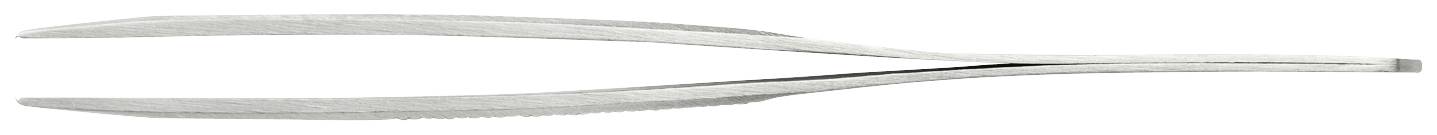A silver tweezers with pointed ends, used for grasping small objects.