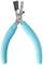 Wire cutters with blue handles, suitable for cutting and shaping wire or thin metals.