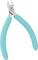 Wire cutters with turquoise handles, suitable for cutting wires or jewellery making.