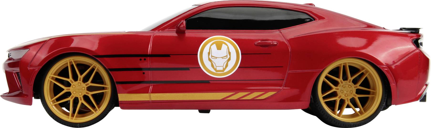 Jada Toys 253226000 Marvel Avengers Iron Man RC 2016 Chevy Camaro 1:16 