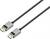 Two black HDMI cables with silver connectors, lying side by side. Ideal for transmitting audio and video signals.