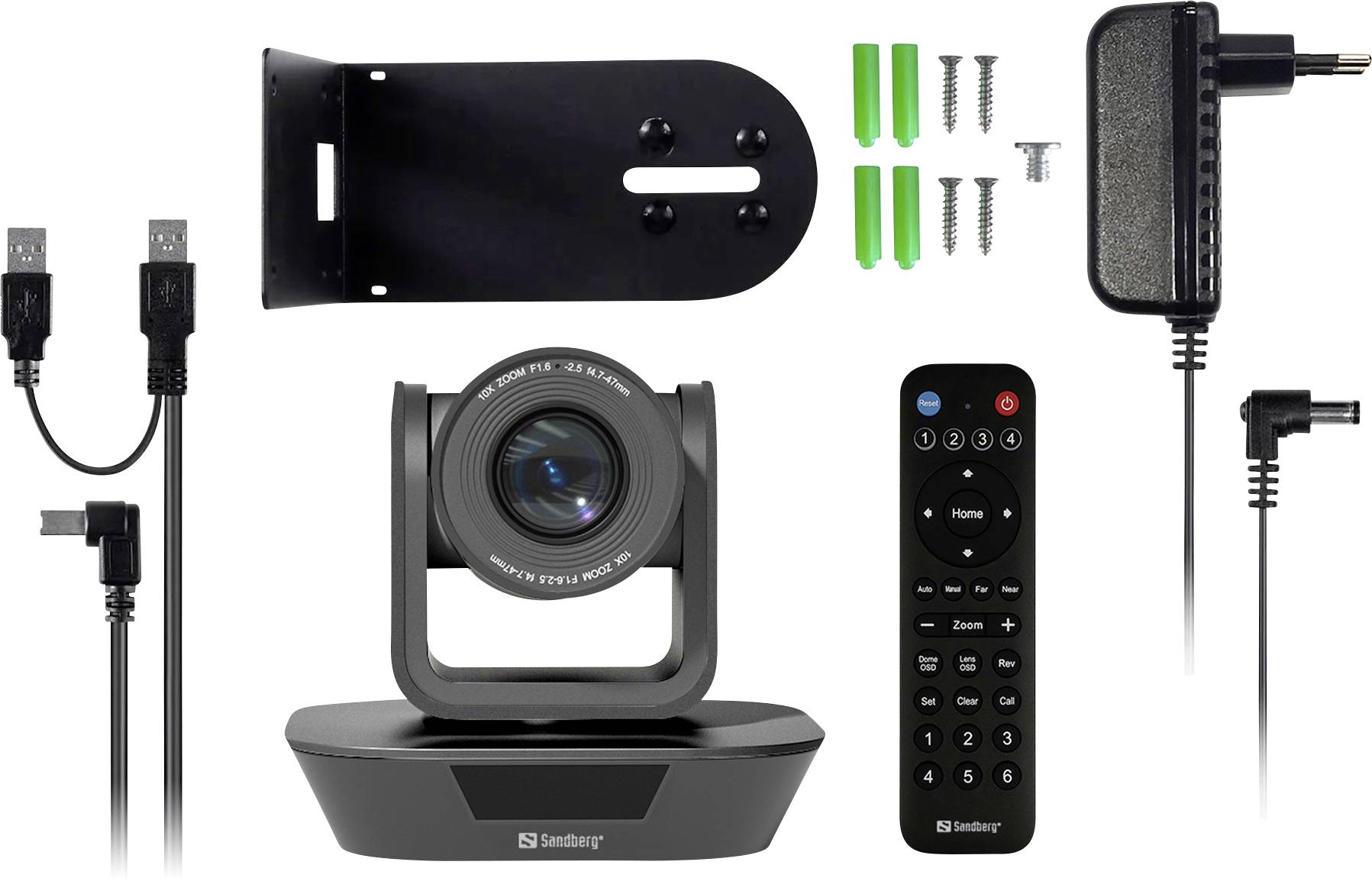 Sandberg 134-30 Full HD webcam 1920 x 1080 Pixel Stand-3