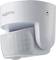 White Sygonix movement sensor for wall mounting, with a rounded shape and a dome area for detecting movement.