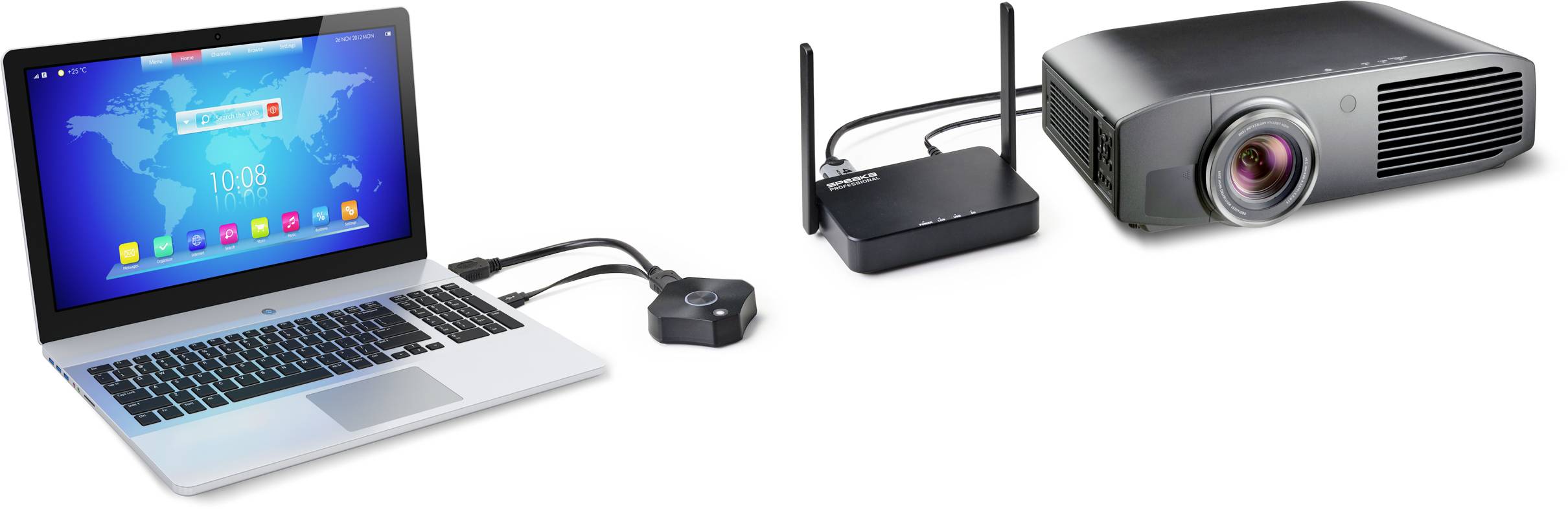 SpeaKa Professional SP-WTR-500 Wireless Full HD speaker system 30 m-4