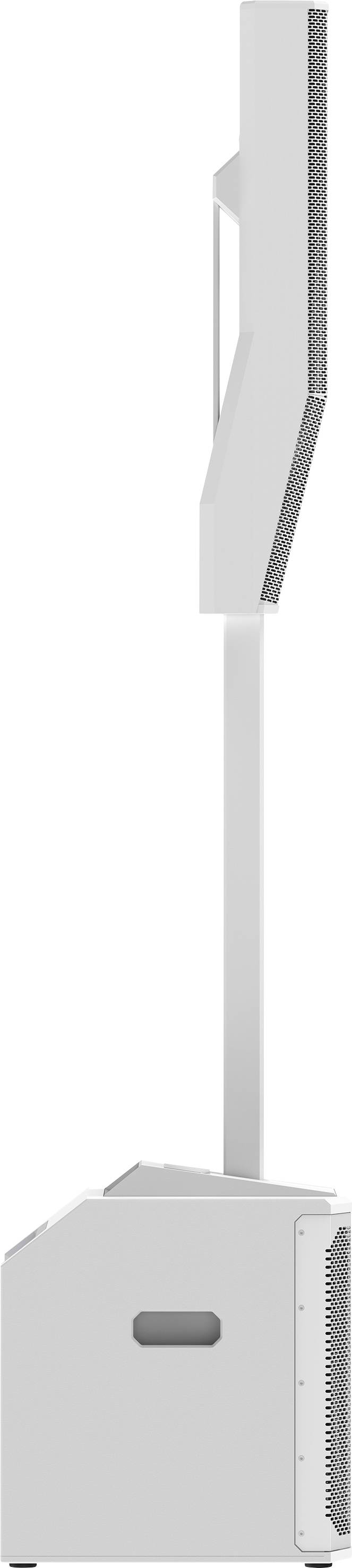 A modern, sleek device that stands vertically, with a rectangular base and a slim, long arm. Suitable for technical applications.