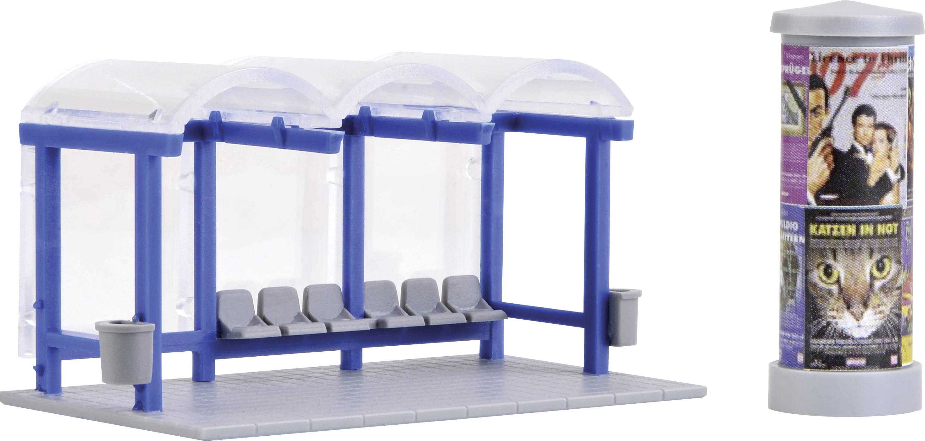 Buy Kibri 38142 H0 Bus stop decoration set | Conrad Electronic