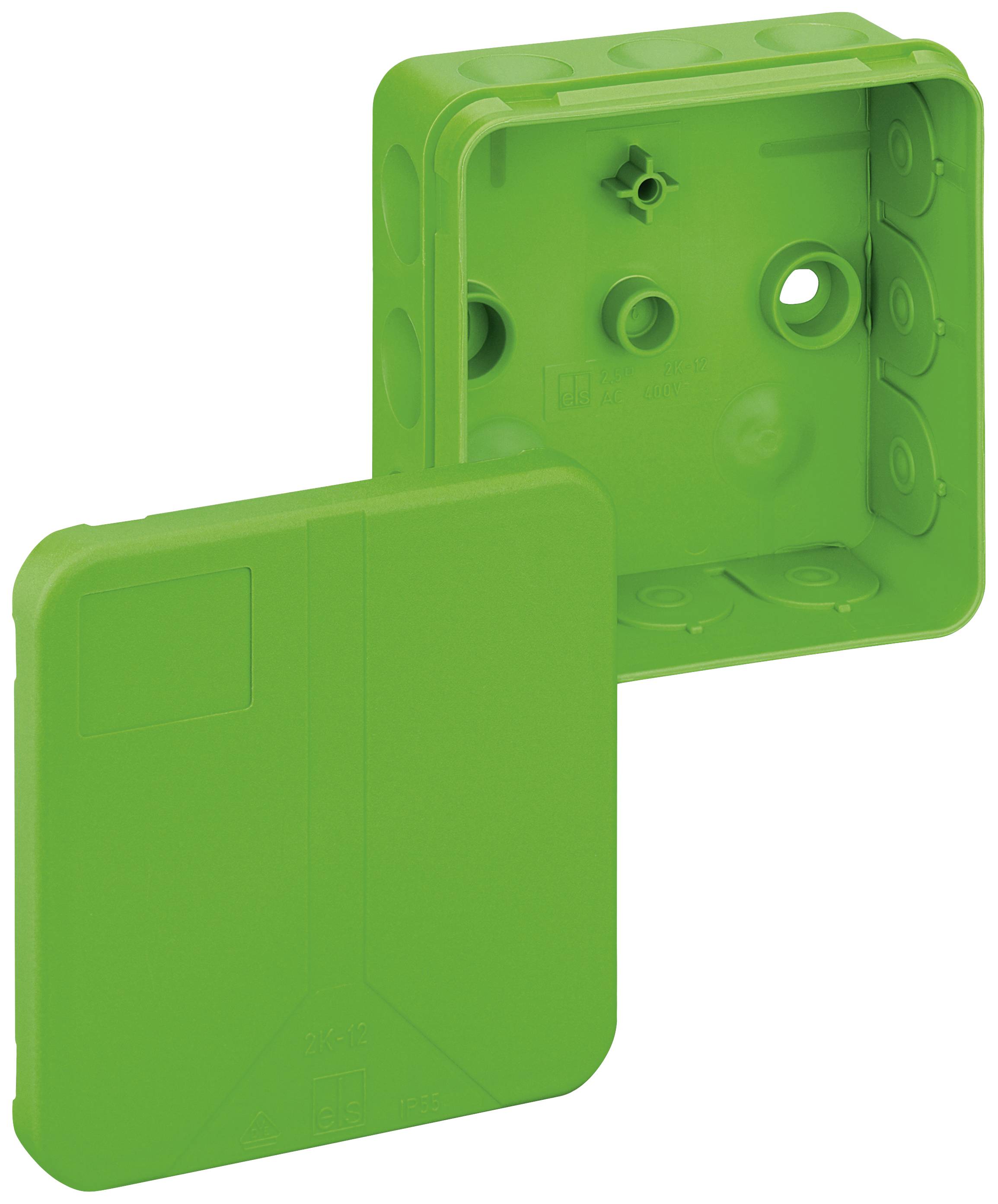 Spelsberg 34451201 Joint box (L x W x H) 85 x 85 x 37 mm Green IP55 1 pc(s)