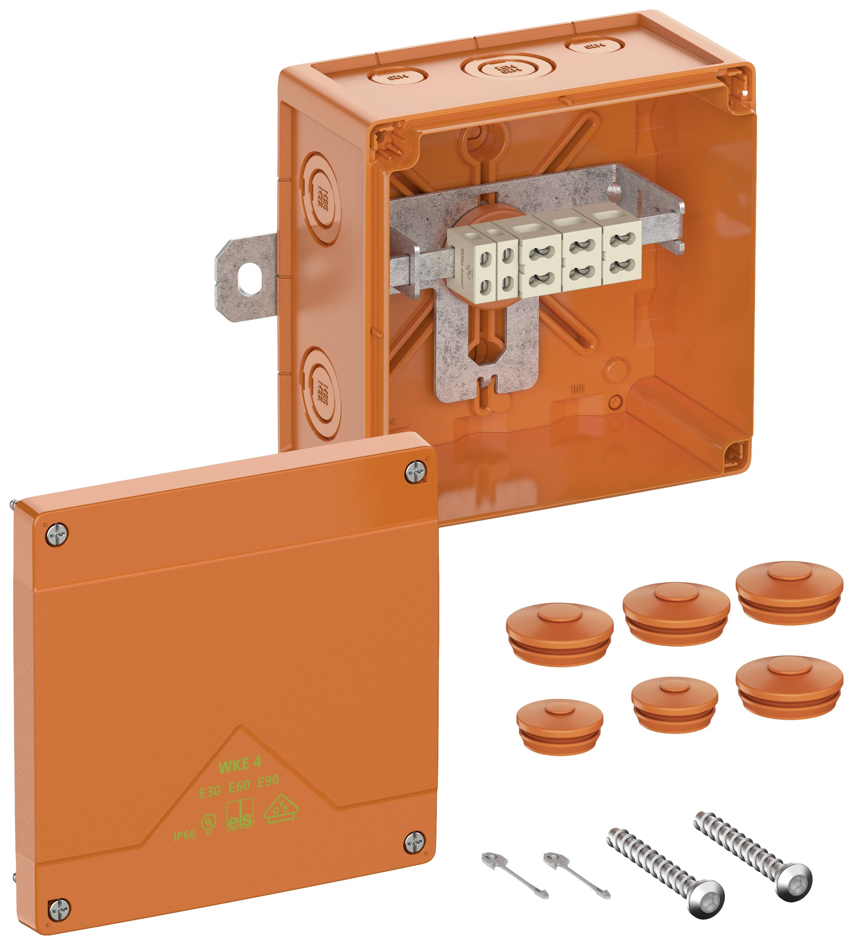 Image of Spelsberg 86771001 Junction box (L x W x H) 150 x 150 x 85 mm Orange IP66 1 pc(s)