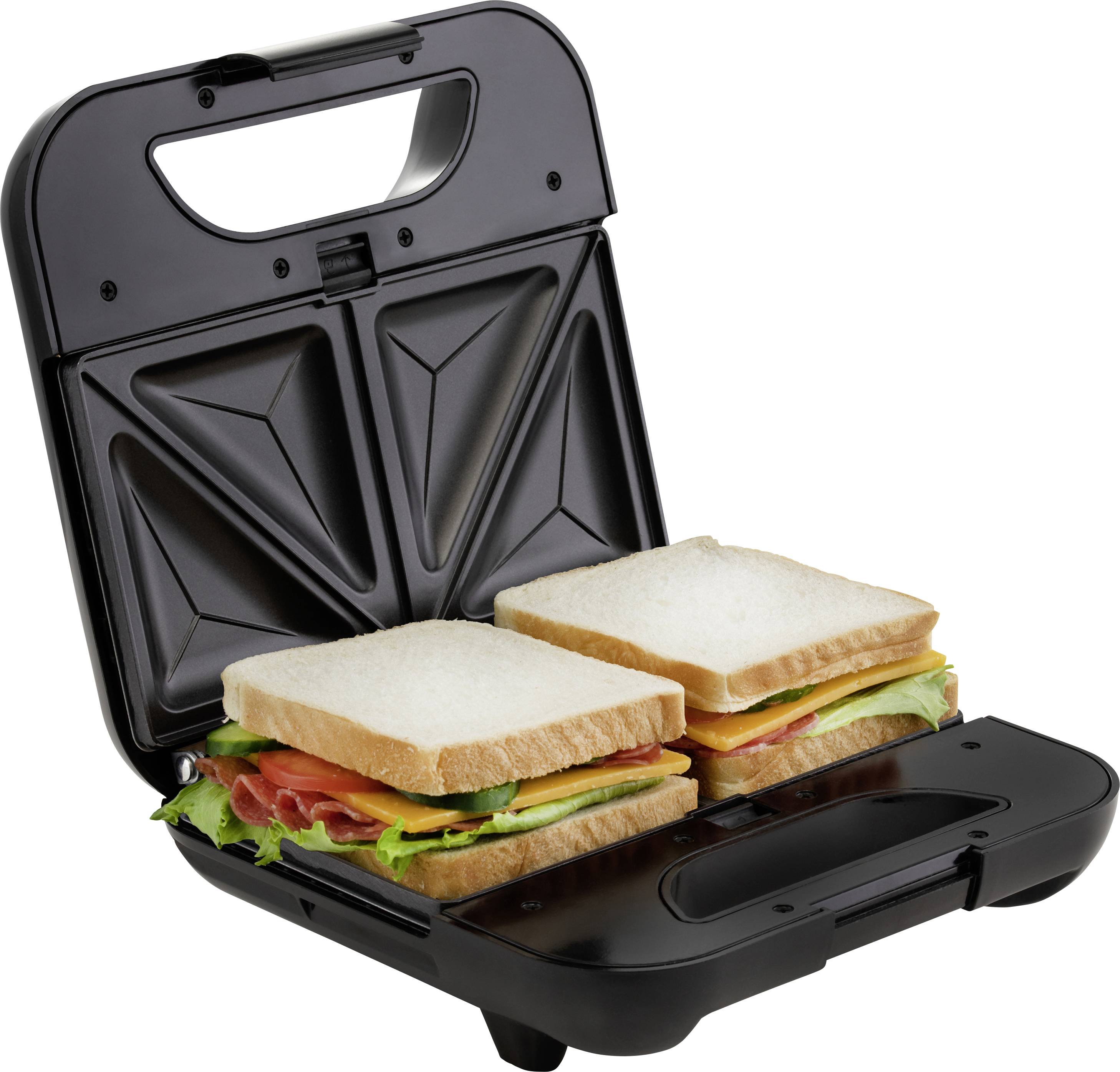 Prinz PZ-SAM2 Sandwich maker Non-stick coating, Grill function, incl. exchangeable extra hobs, Automatic temperature adj-3