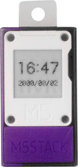 An electronic device with a digital display shows the time '16:47' and the date '2000/00/02'.