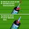Instructions for use: Fold back the tab and remove the sealing cap. Rotate the lever 90° over the tip.