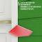 Red smoothing trowel glides over the joint of a white door. Text: 'Smooth the joint for a perfect result, for example, with the Pattex Joint Smoothing Set'.