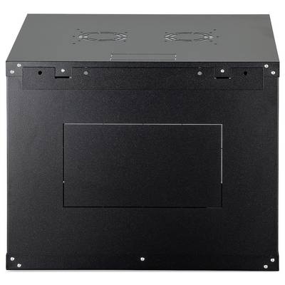 Black, rectangular electronic device with a flat top and ventilation holes. The device has a plain front with no visible controls or indicators.