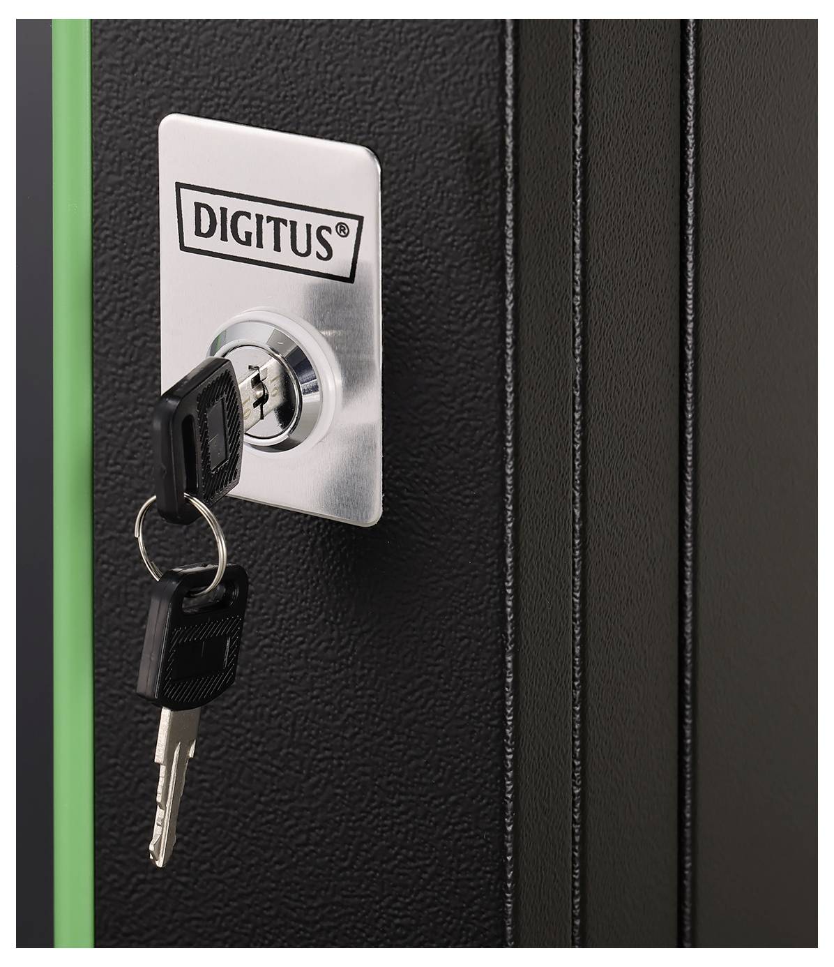 Digitus DN-19 16U-6/6-EC-SW 19" wall cabinet (W x H x D) 600 x 816 x 600 mm 16 U Black, Black (matt), Black (RAL 9005)