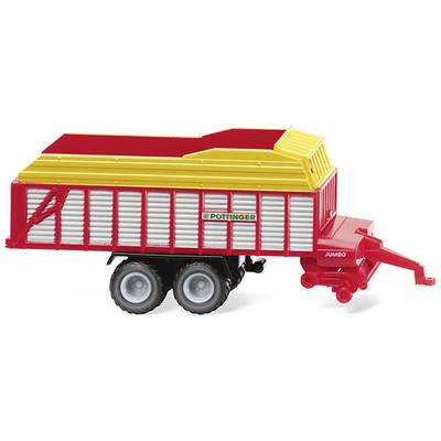 Toy trailer in red and yellow with the inscription 'PÖTTINGER'.