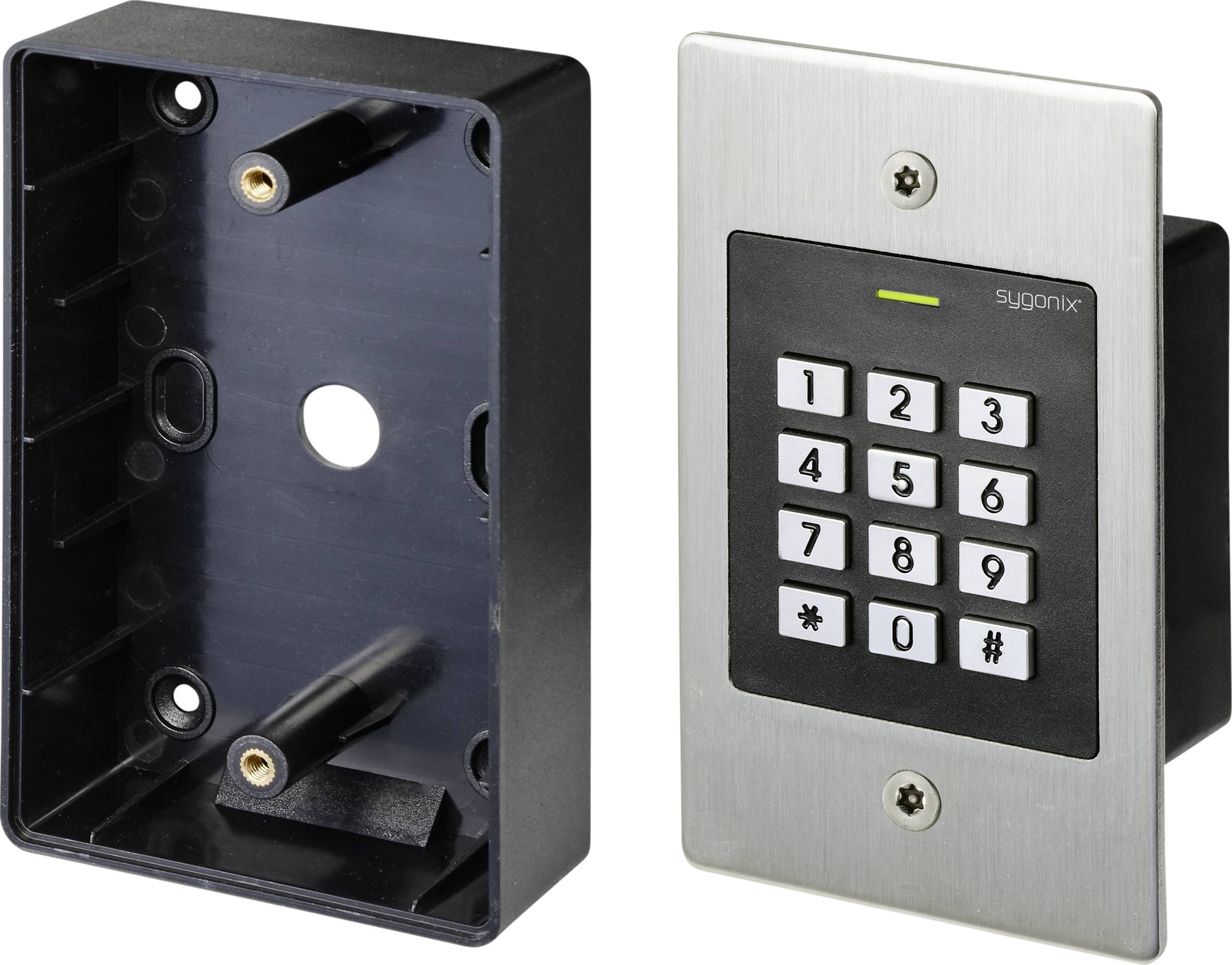 Sygonix SY-4760956 RFID keypad Flush mount 12 V DC, 18 V DC IP66