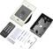 Door access system kit with card reader, remote control, screws, cable, mounting bracket and instructions.