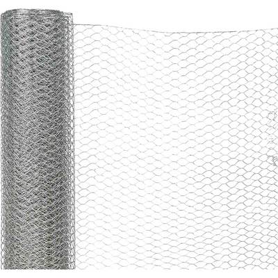 Wire mesh roll with a hexagonal pattern, partially unrolled. Commonly used for fence construction or garden projects.