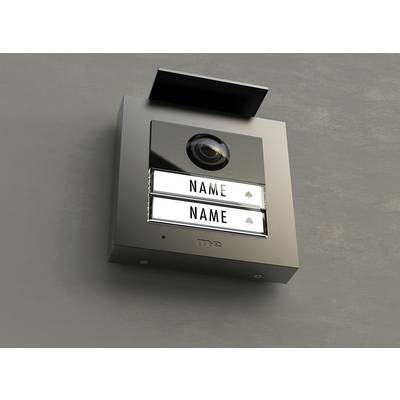 Image of m-e modern-electronics VDV-2020 A Video door intercom Corded, RFID Outdoor panel Anthracite