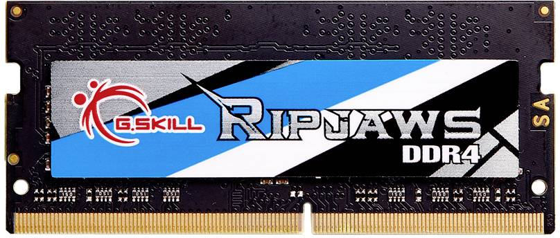 G.Skill Ripjaws Laptop RAM card DDR4 4 GB 1 x 4 GB 2400 MHz 260-pin SO-DIMM CL16-16-16-39 F4-2400C16S-4GRS