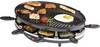 DOMO DO9038G Raclette Grill function, Non-stick coating, Indicator light, 8 pannikins Black