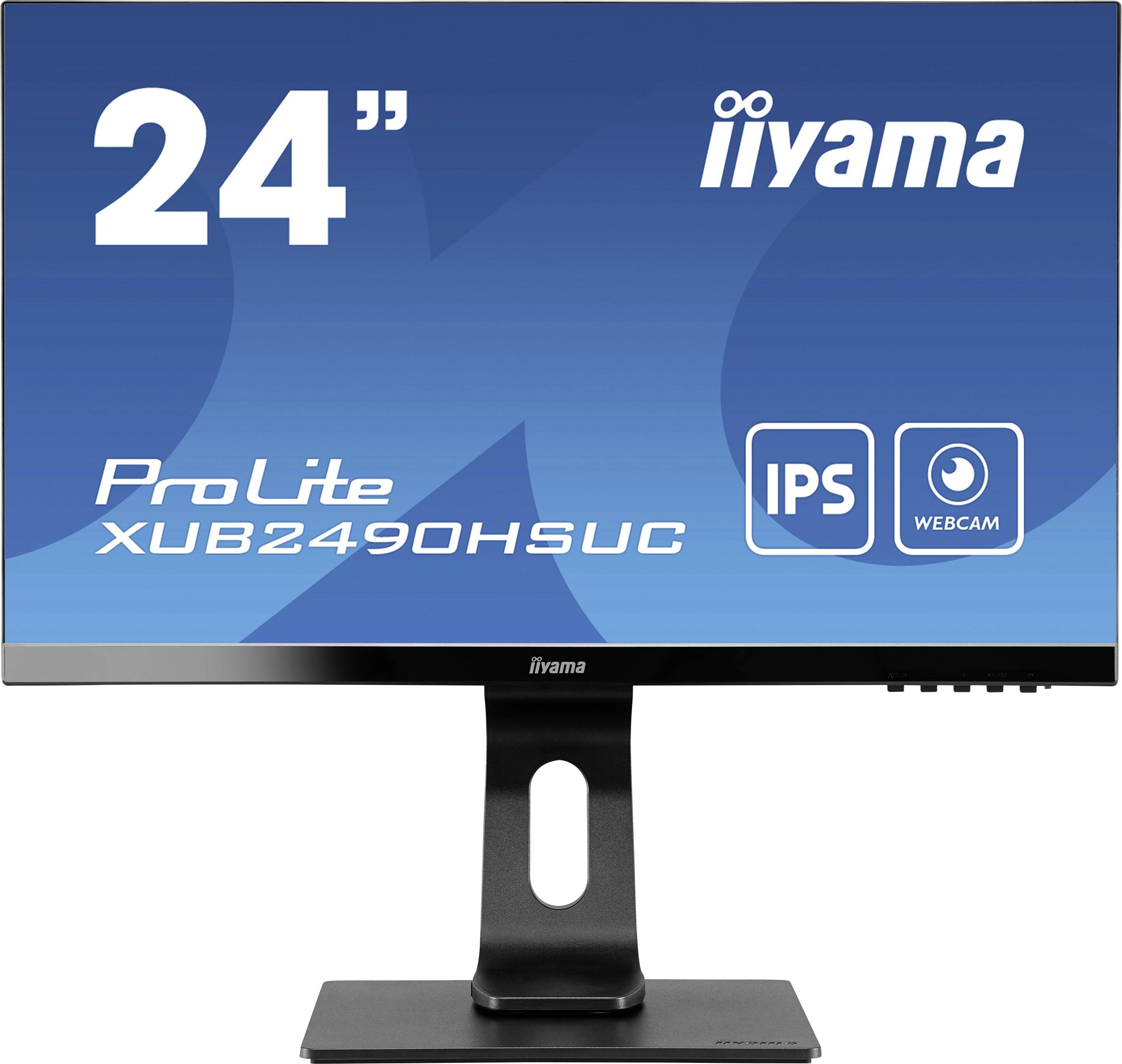 Iiyama ProLite XUB2490HSUC-B1 LED EEC E (A - G) 60.5 cm (23.8 inch) 1920 x 1080 p 16:9 4 ms HDMI™, VGA, DisplayPort, USB-1