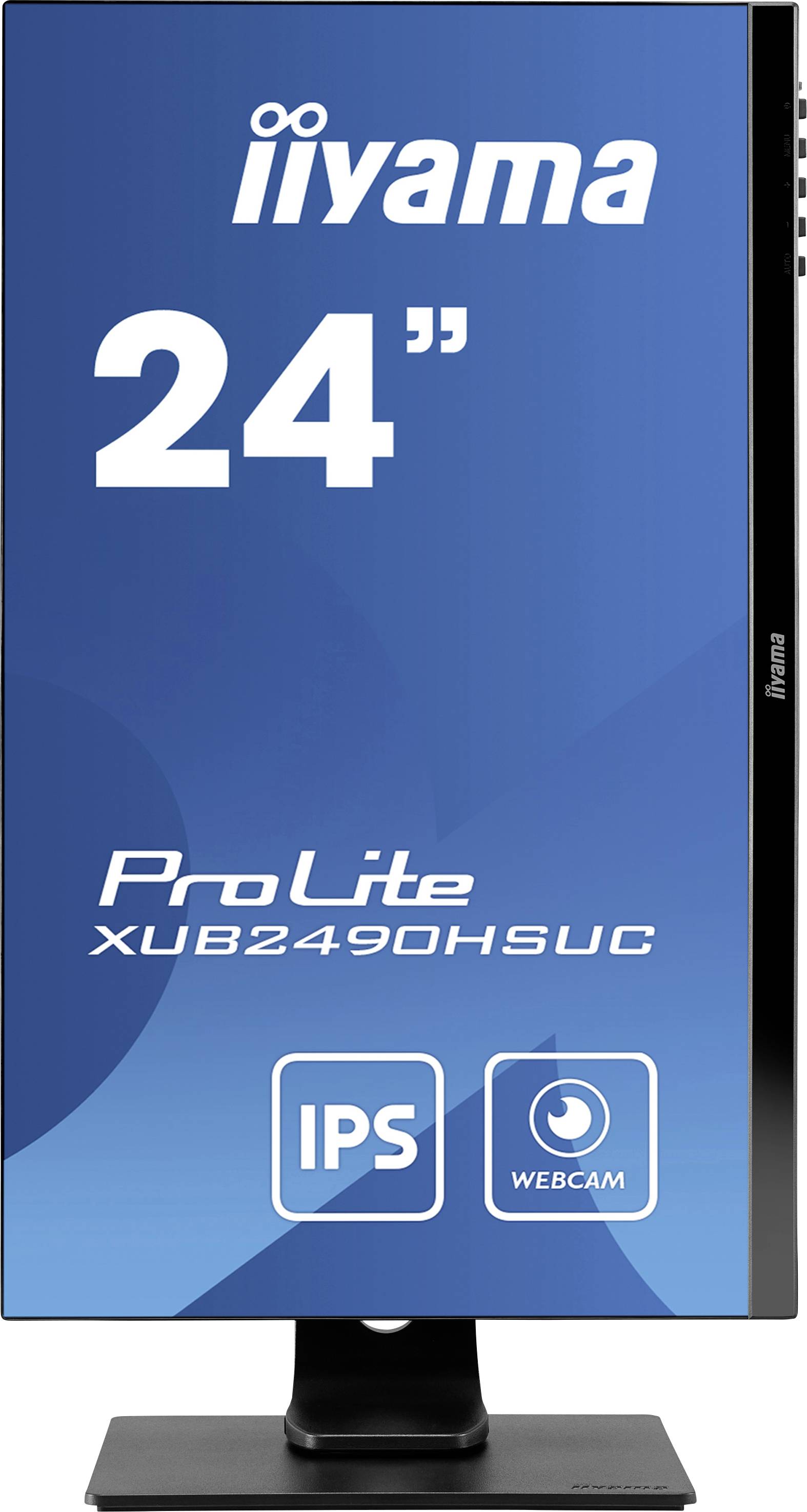 Iiyama ProLite XUB2490HSUC-B1 LED EEC E (A - G) 60.5 cm (23.8 inch) 1920 x 1080 p 16:9 4 ms HDMI™, VGA, DisplayPort, USB-2