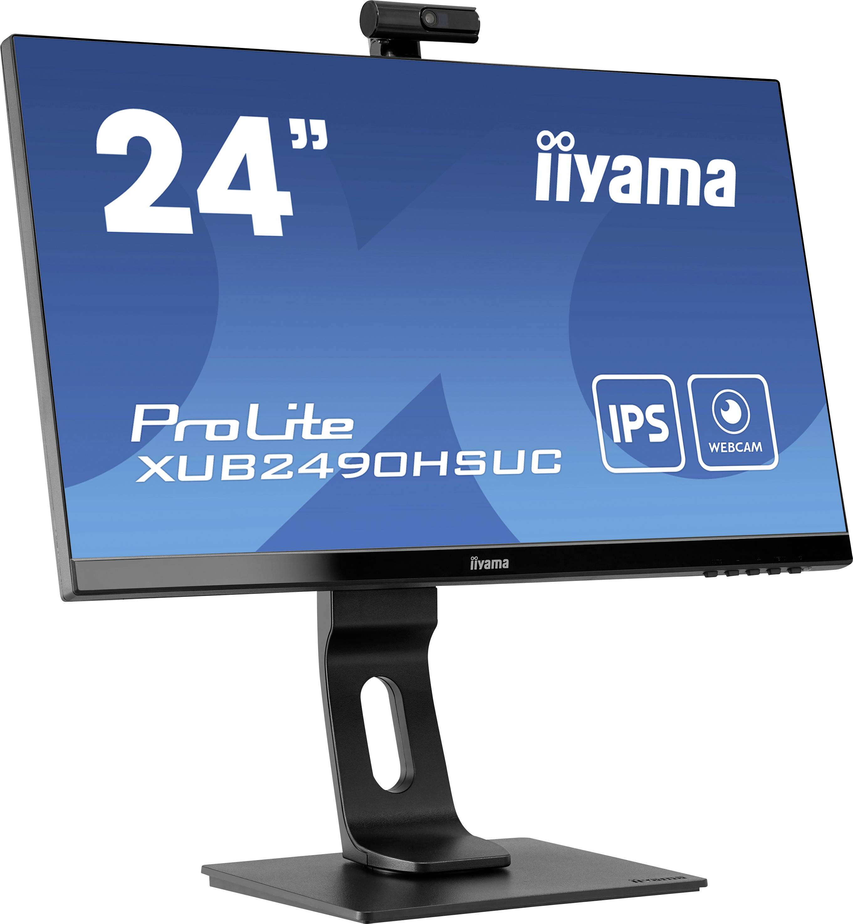 Iiyama ProLite XUB2490HSUC-B1 LED EEC E (A - G) 60.5 cm (23.8 inch) 1920 x 1080 p 16:9 4 ms HDMI™, VGA, DisplayPort, USB-3