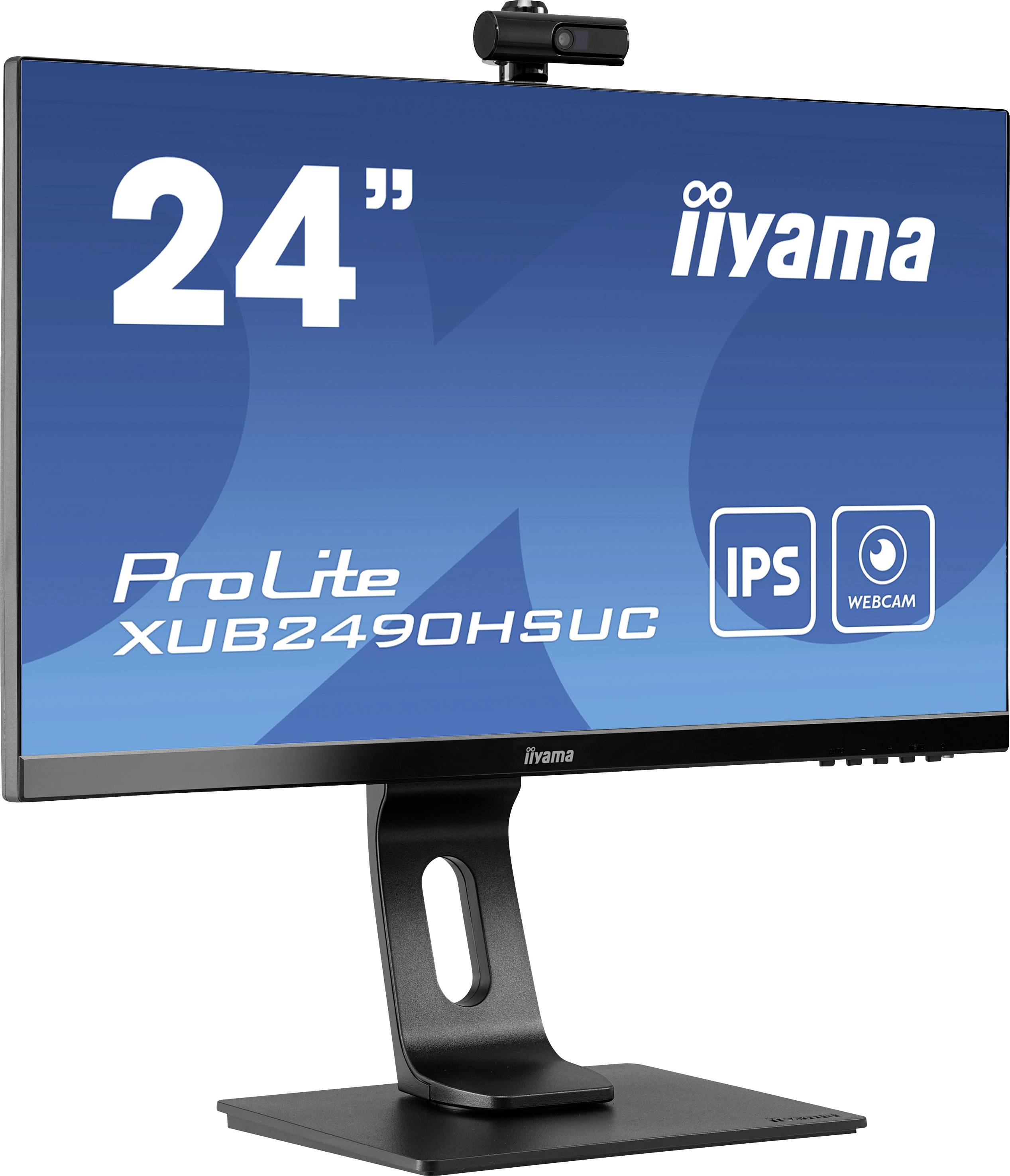 Iiyama ProLite XUB2490HSUC-B1 LED EEC E (A - G) 60.5 cm (23.8 inch) 1920 x 1080 p 16:9 4 ms HDMI™, VGA, DisplayPort, USB-4