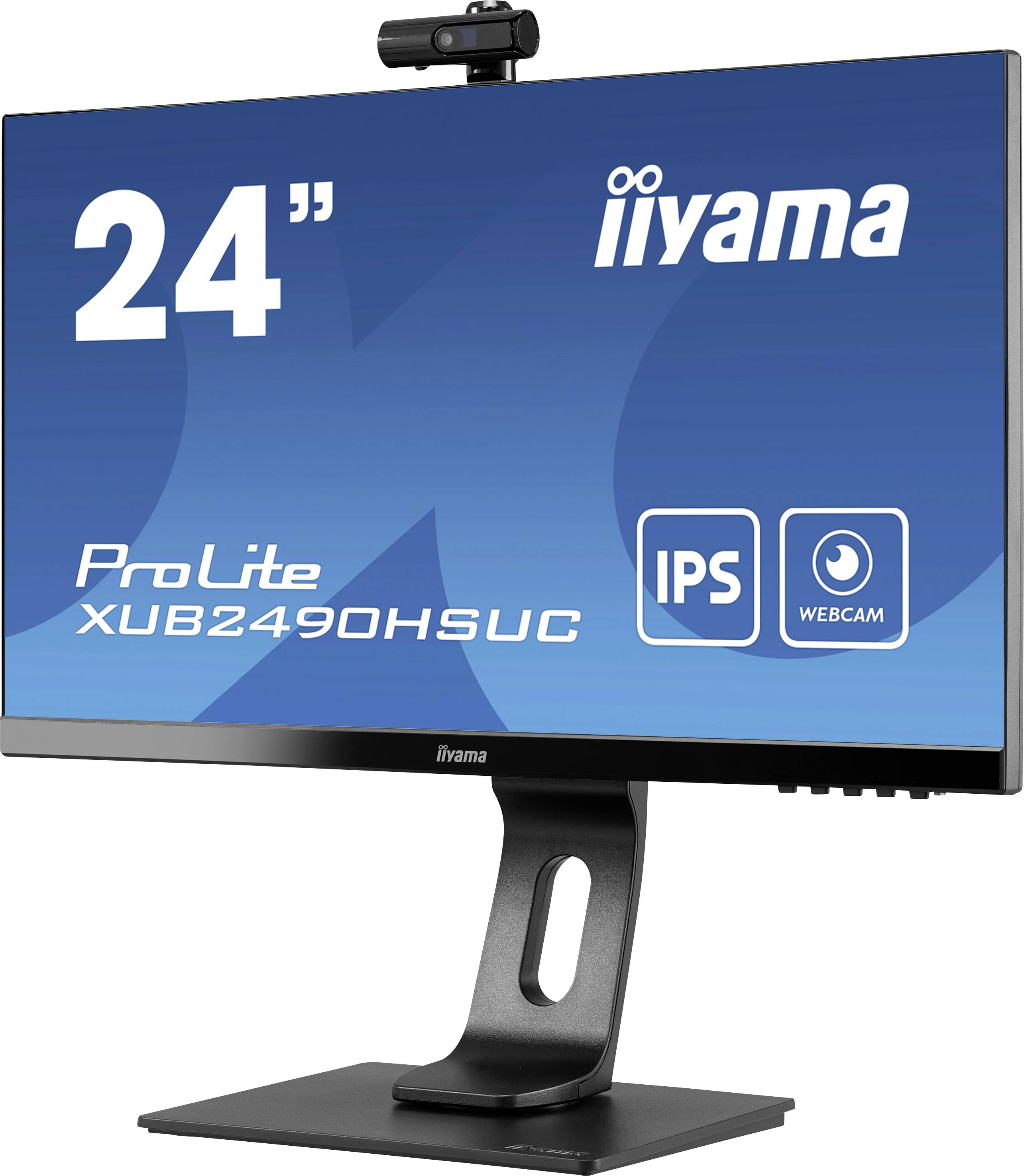 Iiyama ProLite XUB2490HSUC-B1 LED EEC E (A - G) 60.5 cm (23.8 inch) 1920 x 1080 p 16:9 4 ms HDMI™, VGA, DisplayPort, USB-5