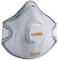 Uvex respirator mask with valve, primarily in shades of grey.