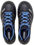 uvex 2 trend Clogs S3 69342 blue, black width 11 size 42